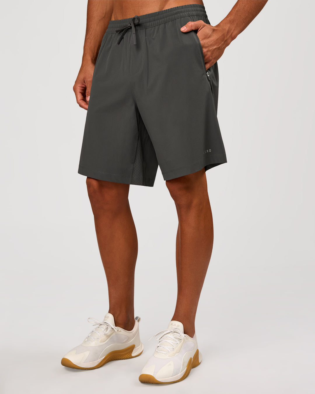 Man wearing Rep 9" Training Short - Dark Storm | Model:Albert | Size:M - view 3