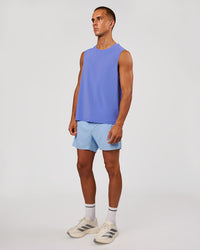 Man wearing UltraAir 5" Lined Performance Short - Bluebell | Model:Albert | Size:M | Thumbnail Index: 10