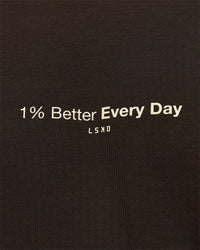 Man wearing VS6 1% Better FLXCotton Oversize Tee - Ground Coffee | Model:Albert | Size:M | Thumbnail Index: 8