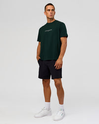 Man wearing VS6 1% Better FLXCotton Oversize Tee - Midnight Green | Model:Albert | Size:M | Thumbnail Index: 13
