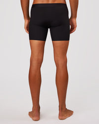 Man wearing Zero 5.5" Boxer Brief 2pk - Black | Model:Albert | Size:M | Thumbnail Index: 3