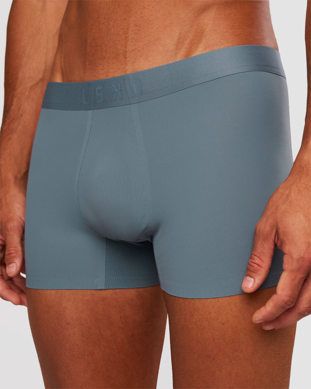 Man wearing Zero Boxer Brief 2pk - Blue Mirage | Model:Albert | Size:M - view 1
