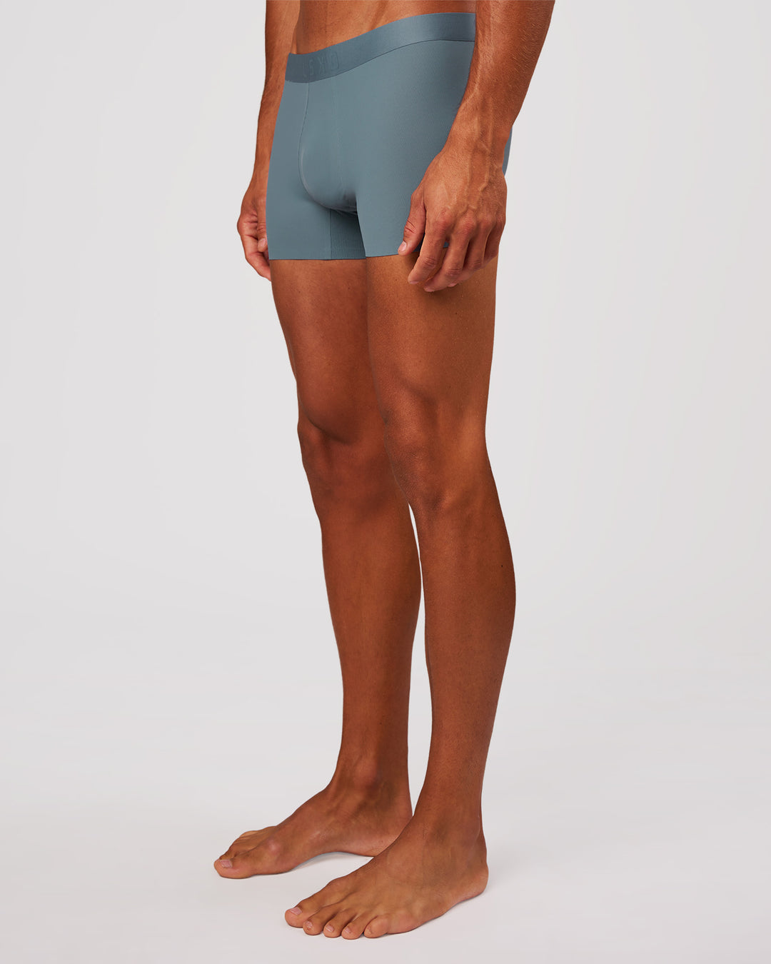 Man wearing Zero Boxer Brief 2pk - Blue Mirage | Model:Albert | Size:M - view 3
