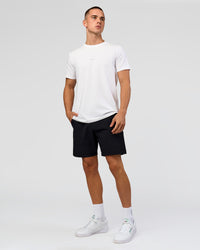 Man wearing Base FLXCotton Tee - White | Model:Base | Size:M | Thumbnail Index: 1