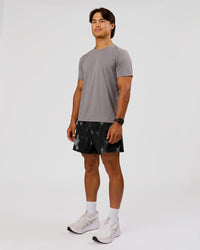 Man wearing Rep Training Tee - Storm Front | Model:George | Size:M | Thumbnail Index: 6