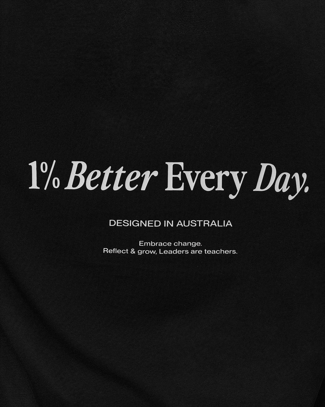 Man wearing VS26 1% Better FLXCotton Oversize Tee - Black-White | Model:George | Size:M - view 14