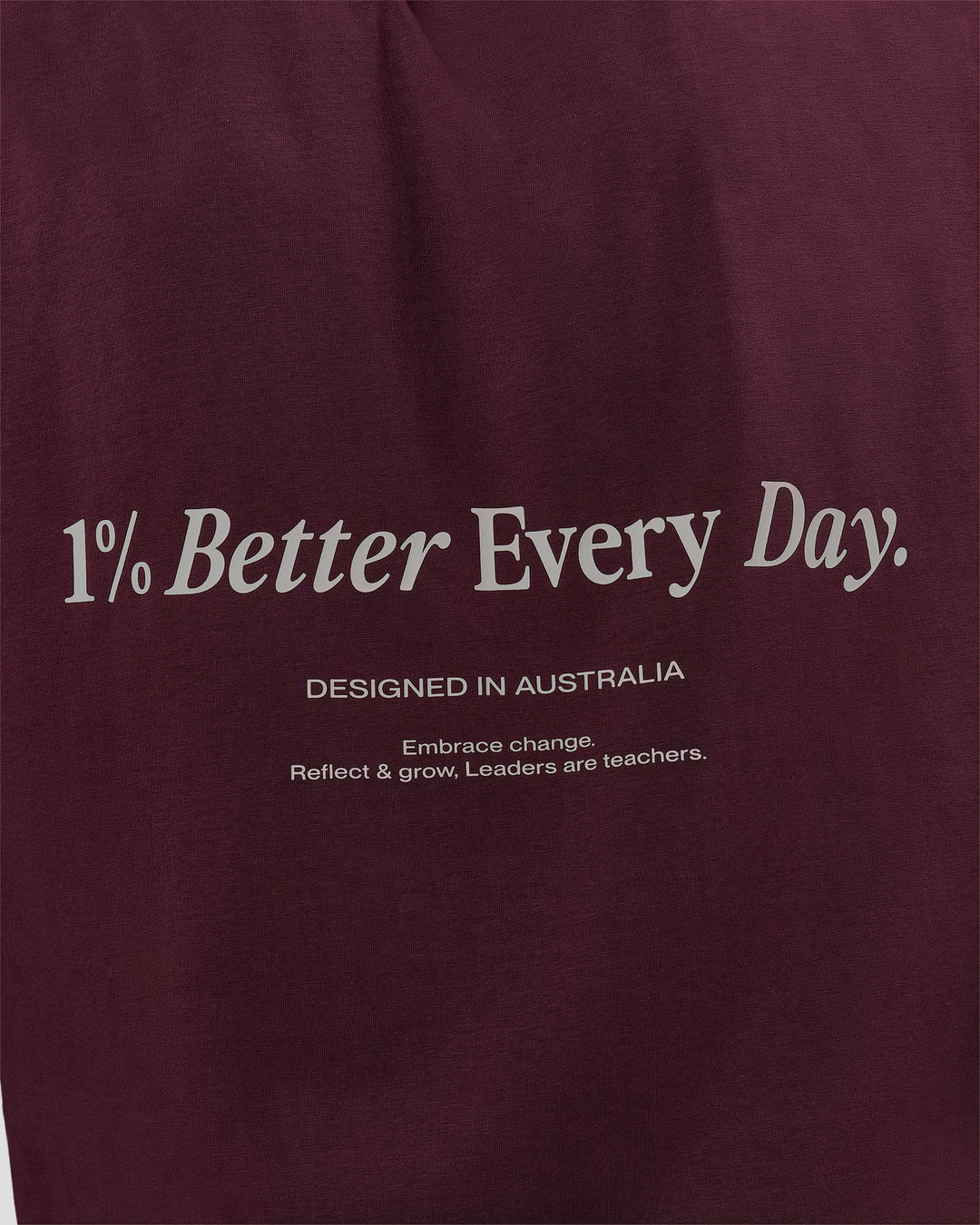 Man wearing VS26 1% Better FLXCotton Oversize Tee - Cherry Lacquer-Off White | Model:George | Size:M - view 8