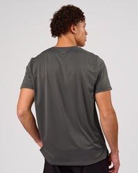 Man wearing Pace Running Tee 3.0  - Dark Storm | Model:Leandro | Size:M | Thumbnail Index: 1