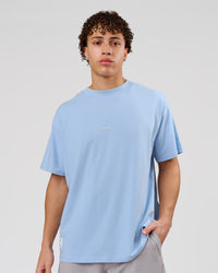 Man wearing VS26 Journey FLXCotton Oversize Tee - Open Air-Lemon | Model:Leandro | Size:M | Thumbnail Index: 6