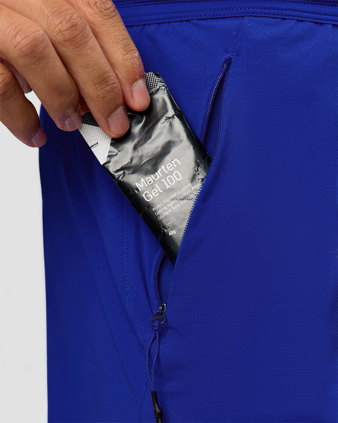Man wearing UltraAir 5" Lined Performance Short  - Electric Indigo | Model:Malebo | Size:M - view 9