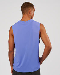 Man wearing Rep Muscle Training Tank - Bluebell | Model:Rep | Size:M | Thumbnail Index: 1