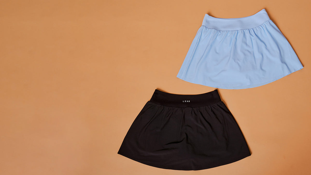 A skirt adaptation of our fan-favourite Pacer Short, this one is designed to give our court-sport community a lightweight, flattering, and high-performing option with built-in storage.