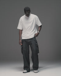 AfterDark ZeroCrease Oversized Tee - White | Thumbnail Index: 0