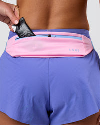 Studio image of Accelerate Run Belt - Pink Rose-Open Air | Thumbnail Index: 0