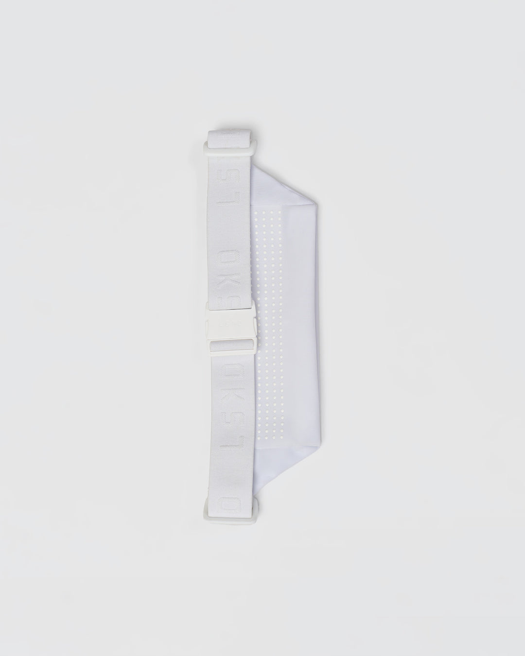 Studio image of Accelerate Run Belt - White-Reflective - view 5