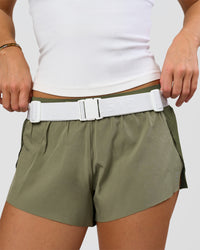Studio image of Accelerate Run Belt - White-Reflective | Thumbnail Index: 8