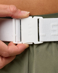 Studio image of Accelerate Run Belt - White-Reflective | Thumbnail Index: 9