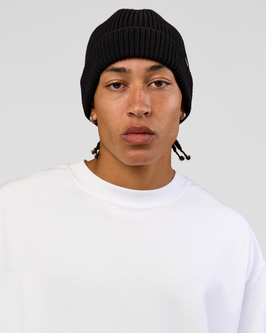 Studio image of All Day Beanie - Black - view 3