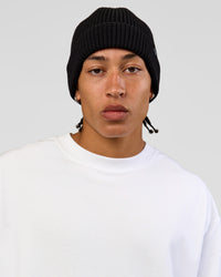 Studio image of All Day Beanie - Black | Thumbnail Index: 2
