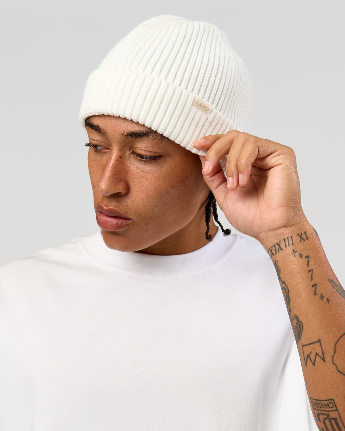 Studio image of All Day Beanie - Oatmeal