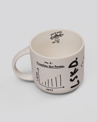 Studio image of Andrew J. Steel x LSKD Good Times Mug - Off White | Thumbnail Index: 1