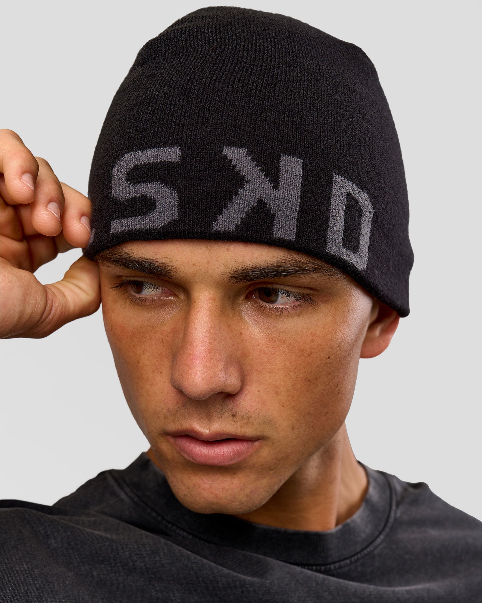 Studio image of Base Beanie - Black