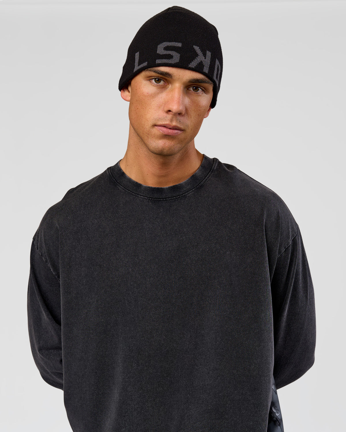 Studio image of Base Beanie - Black