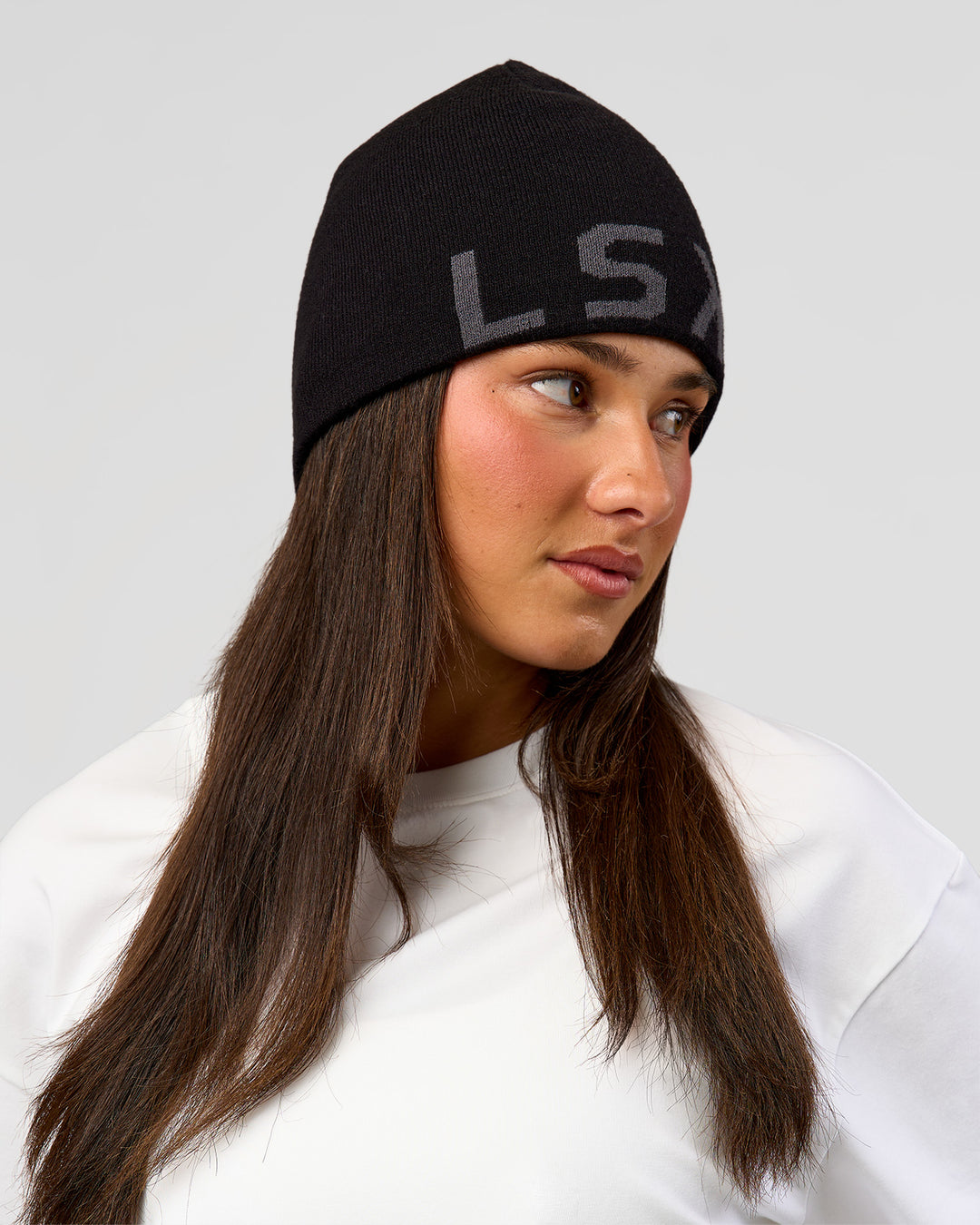 Studio image of Base Beanie - Black - view 3