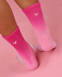 Studio image of BCAM Quarter Socks 3 Pack - White-Ultra Pink-Black | Thumbnail Index: 15