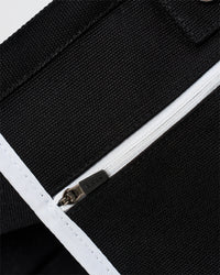 Studio image of Everywhere Canvas Tote - Black-White | Thumbnail Index: 3