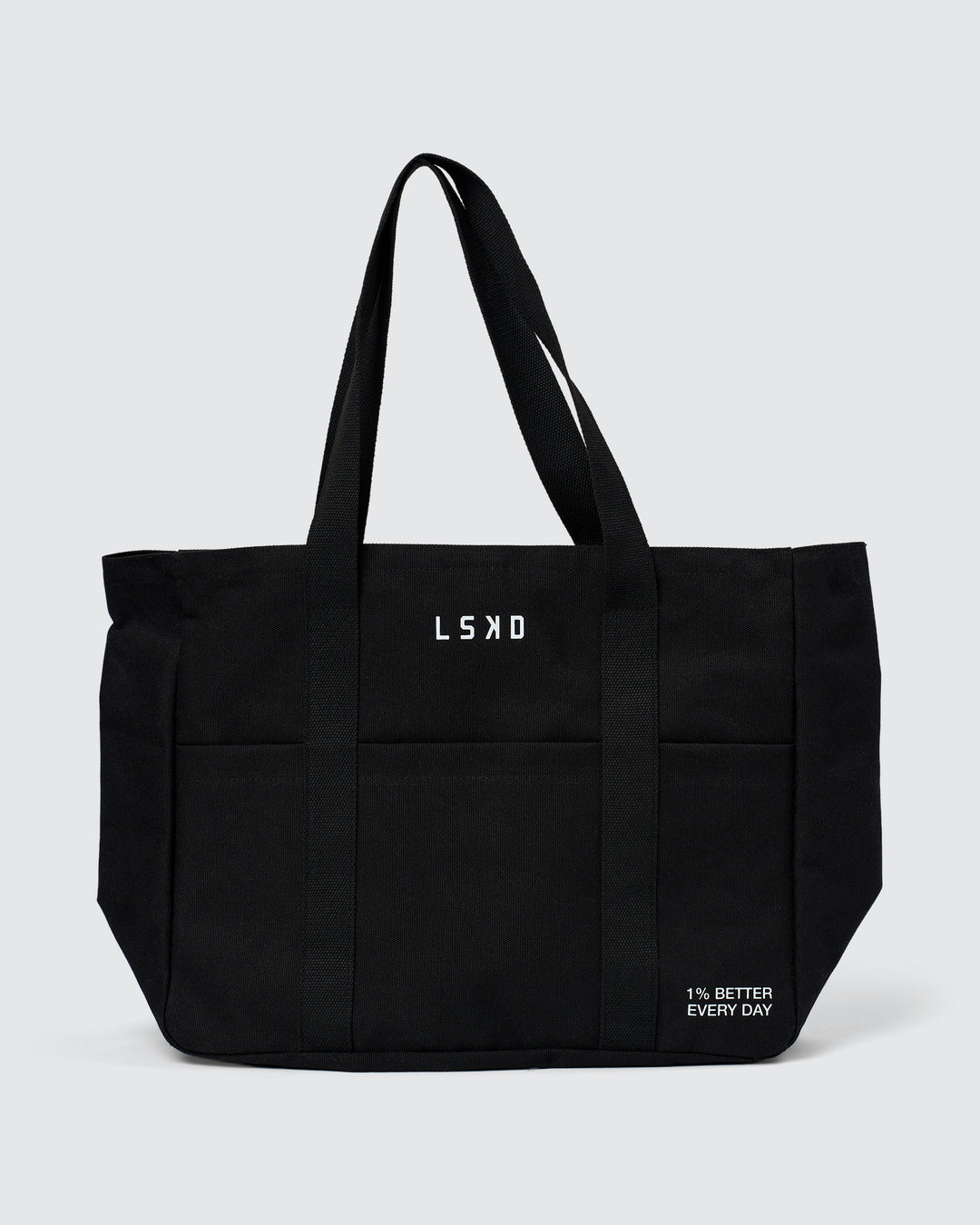 Studio image of Everywhere Canvas Tote - Black-White - view 5