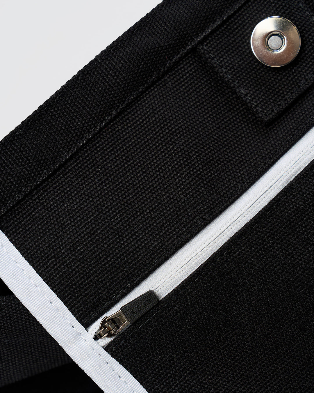 Studio image of Everywhere Canvas Tote - Black-White - view 6