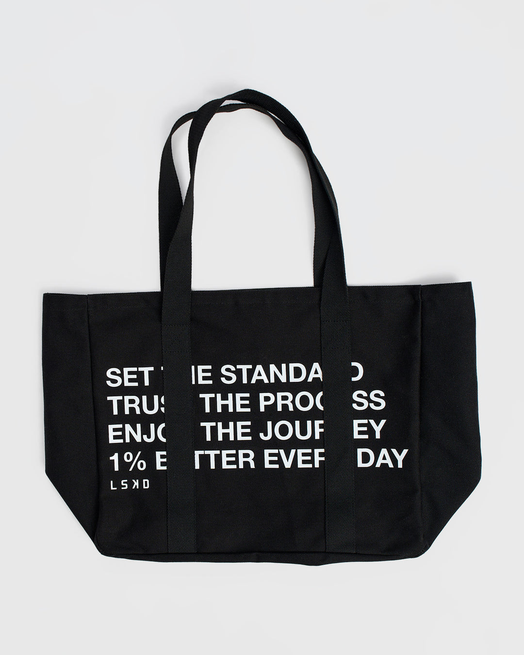 Studio image of Everywhere Canvas Tote - Black-White - view 8