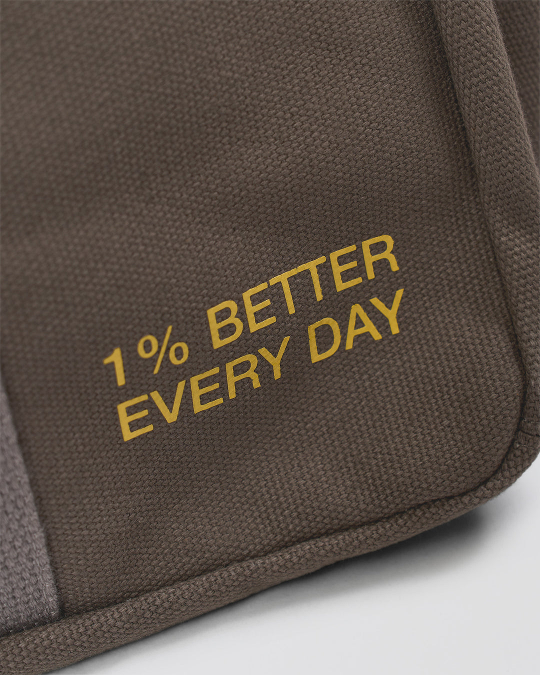 Studio image of Everywhere Canvas Tote - Walnut Grey-Lemon - view 3