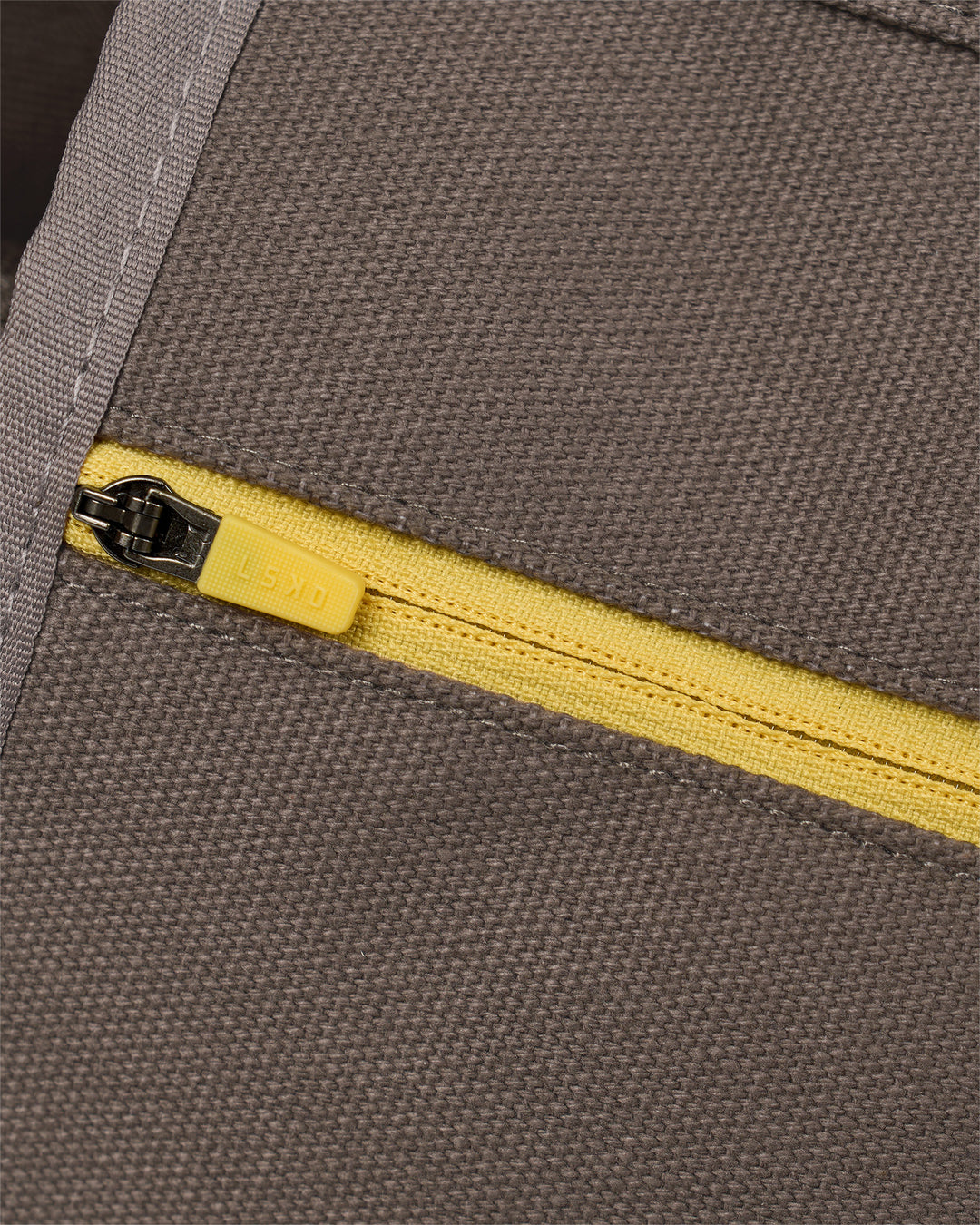 Studio image of Everywhere Canvas Tote - Walnut Grey-Lemon - view 7