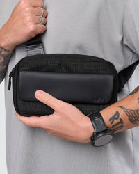 Studio image of Functional Training Crossbody Bag - Black | Thumbnail Index: 8