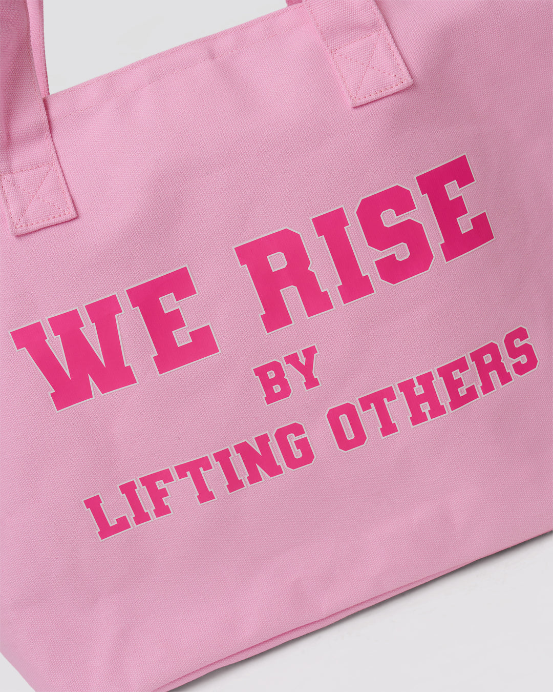 Studio image of Hold It All Canvas Tote - Pink Rose-Ultra Pink - view 5