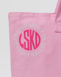 Studio image of Hold It All Canvas Tote - Pink Rose-Ultra Pink | Thumbnail Index: 7