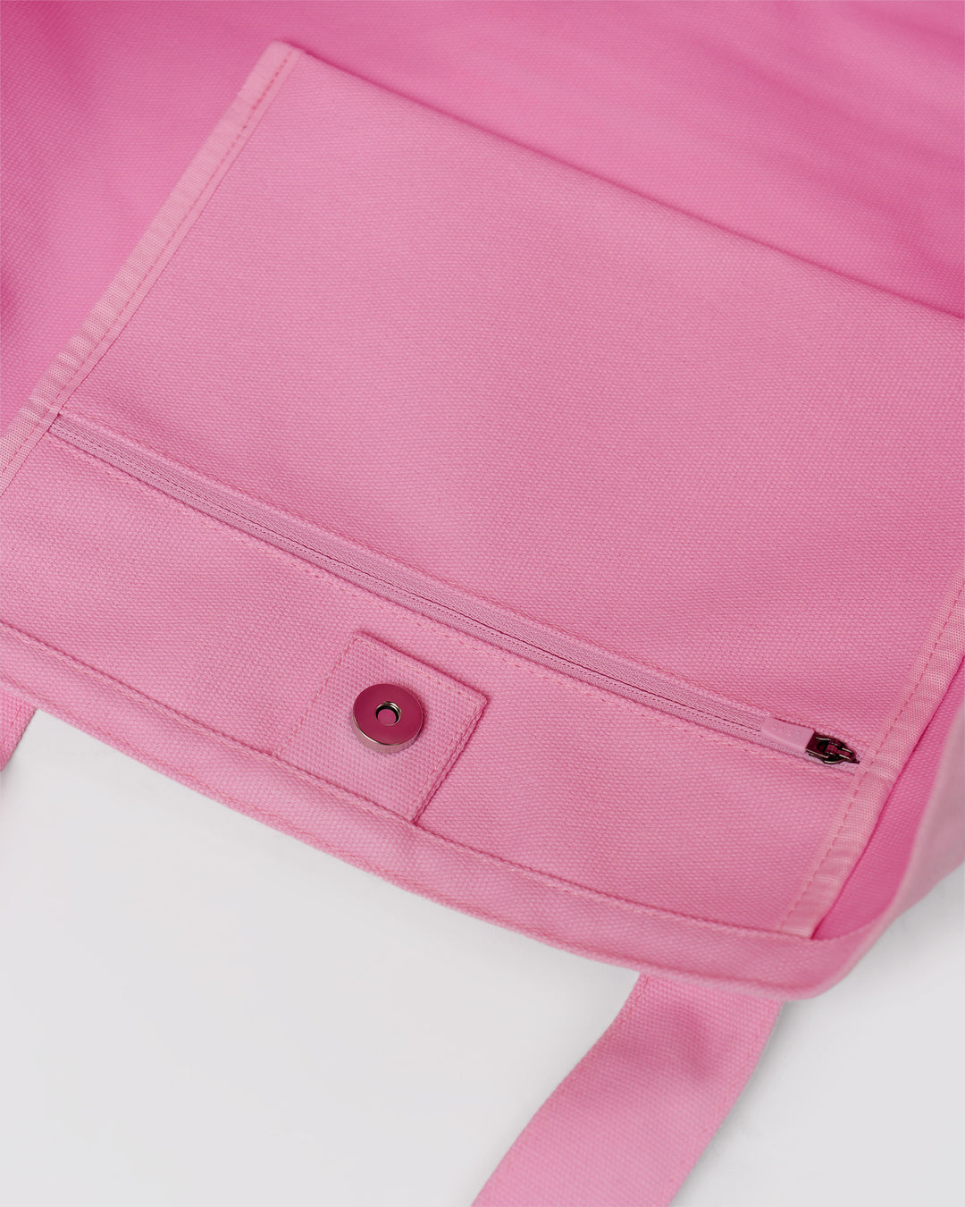 Studio image of Hold It All Canvas Tote - Pink Rose-Ultra Pink - view 13