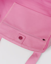 Studio image of Hold It All Canvas Tote - Pink Rose-Ultra Pink | Thumbnail Index: 12