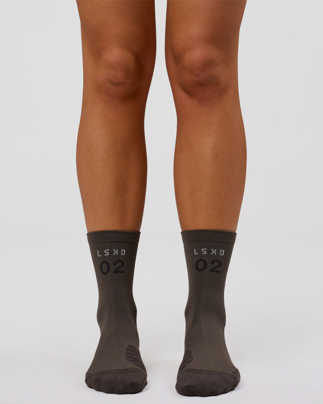 Studio image of Hype Performance Quarter Socks - Onyx-Off White - view 4