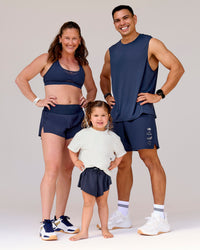 Studio image of Kids Accelerate Run Short - Future Navy | Thumbnail Index: 3