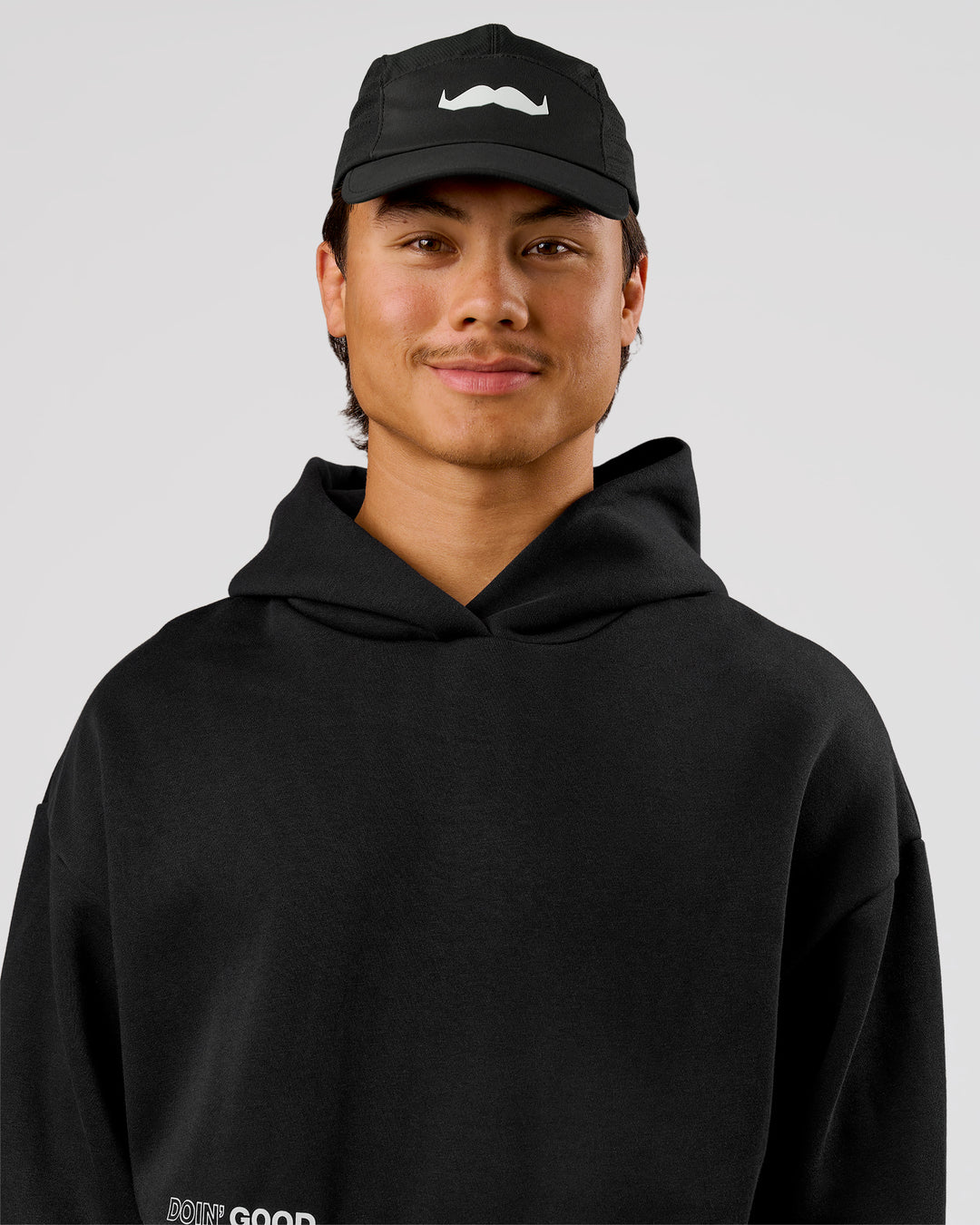 Studio image of Movember x LSKD Pace Cap - Black - view 7