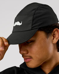 Studio image of Movember x LSKD Pace Cap - Black | Thumbnail Index: 7