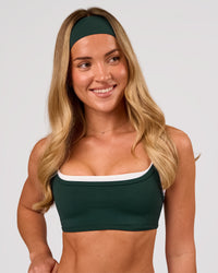Studio image of Pace Bonded Headband - Midnight Green | Thumbnail Index: 1