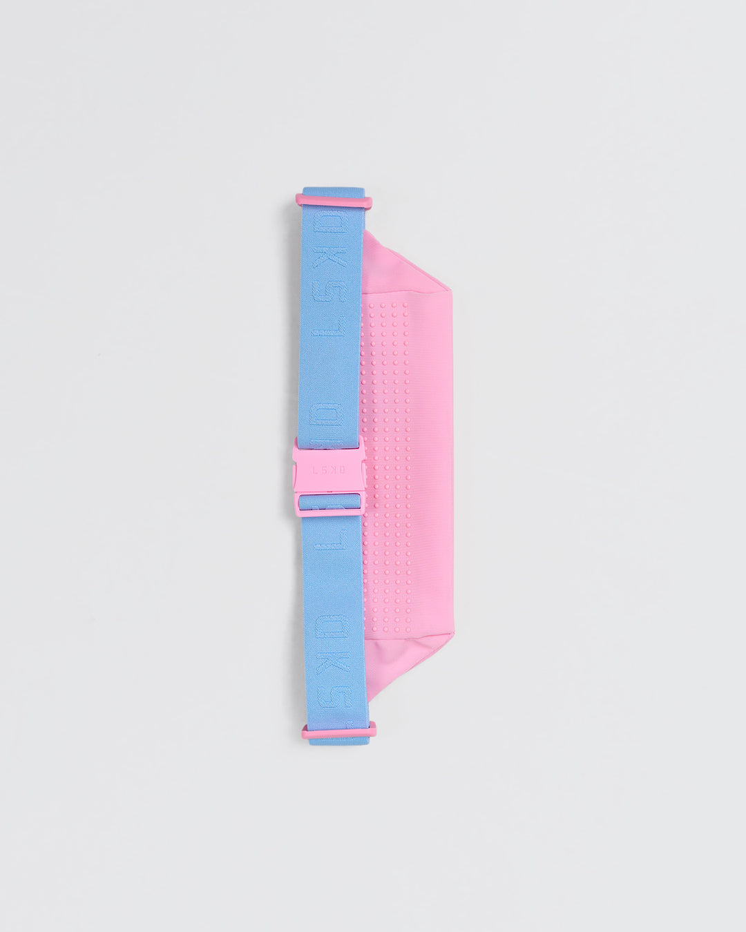 Studio image of Accelerate Run Belt - Pink Rose-Open Air - view 3