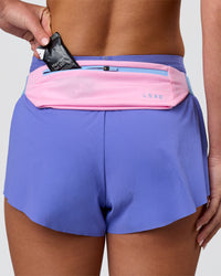Studio image of Accelerate Run Belt - Pink Rose-Open Air | Thumbnail Index: 4