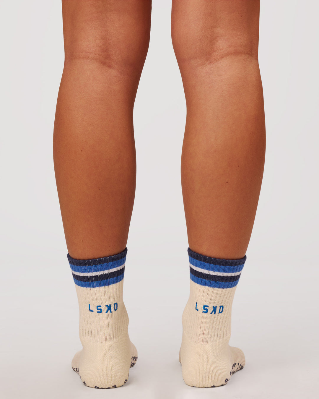 Studio image of Revitalise Pilates Grip Sock 2.0 - Off White-Nightshadow - view 4