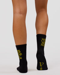 Studio image of TGHF X LSKD 3 pack Crew Sock - White | Thumbnail Index: 14