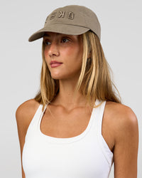Woman wearing Daily Cap - Taupe Ash | Model:Cap | Size:DAILY | Thumbnail Index: 9